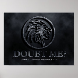 Póster ¿Dudas De Mí?