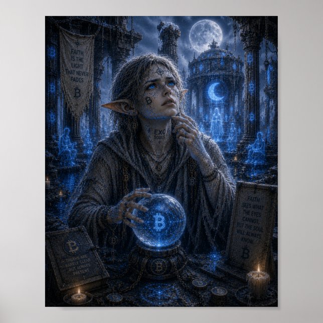 Póster Dudas / Oráculo / Templo de la Luna (Frente)