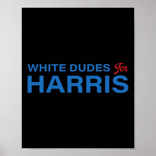 Póster Dudas para Harris 3 (Frente)