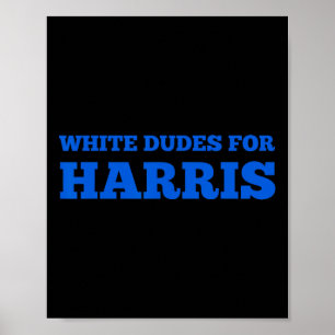 Póster Dudes De Harris Kamala Harris Campa Electoral 2024