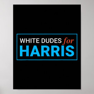 Póster Dudes Para Harris Harris Waltz 2024