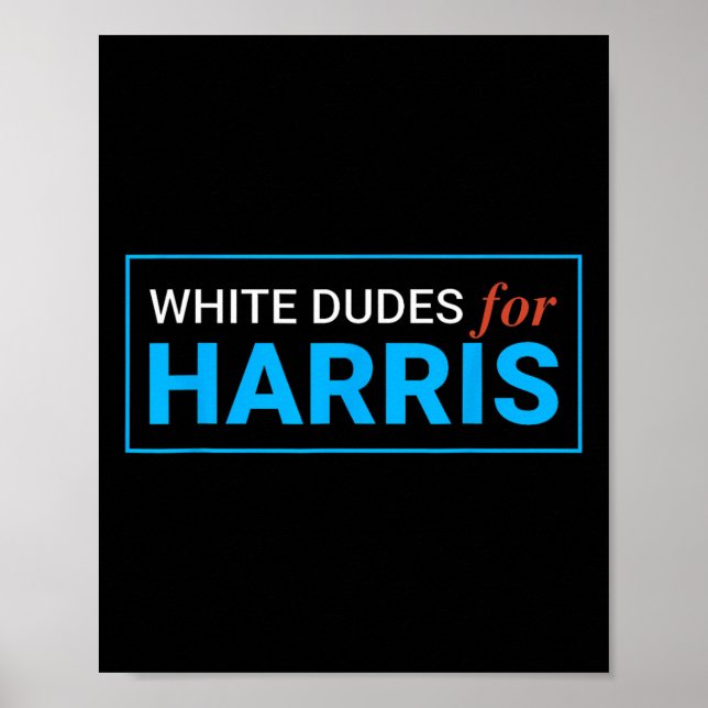 Póster Dudes Para Kamala Harris 12 (Frente)