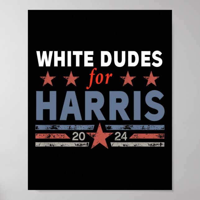 Póster Dudes Para Kamala Harris 5 (Frente)
