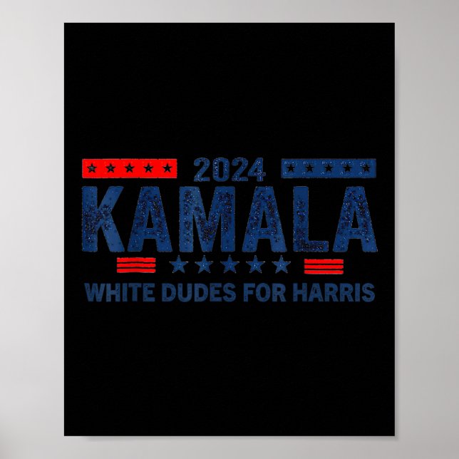 Póster Dudes Para Kamala Harris 6 (Frente)