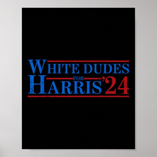 Póster Dudes para Kamala Harris 7 (Frente)
