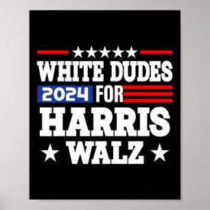 Póster Dudes Para Kamala Harris Y Waltz WAlzheimer 2024
