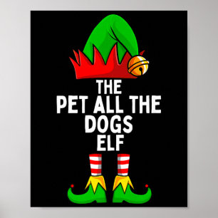 Póster Duende de Navidad para toda la familia que coincid