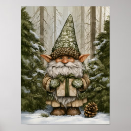 Póster Duende de regalos