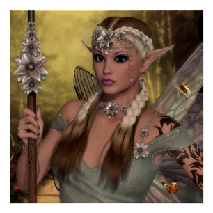 Póster Duende hermoso de Brown