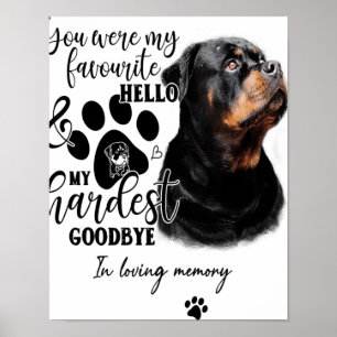 Póster Dueño de perro de Golden Retriever