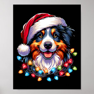 Póster Dueño de perro Navidad Hombres Mujeres Pastor Aust
