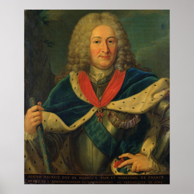 Póster Duke Adrien-Maurice de Noailles (Frente)