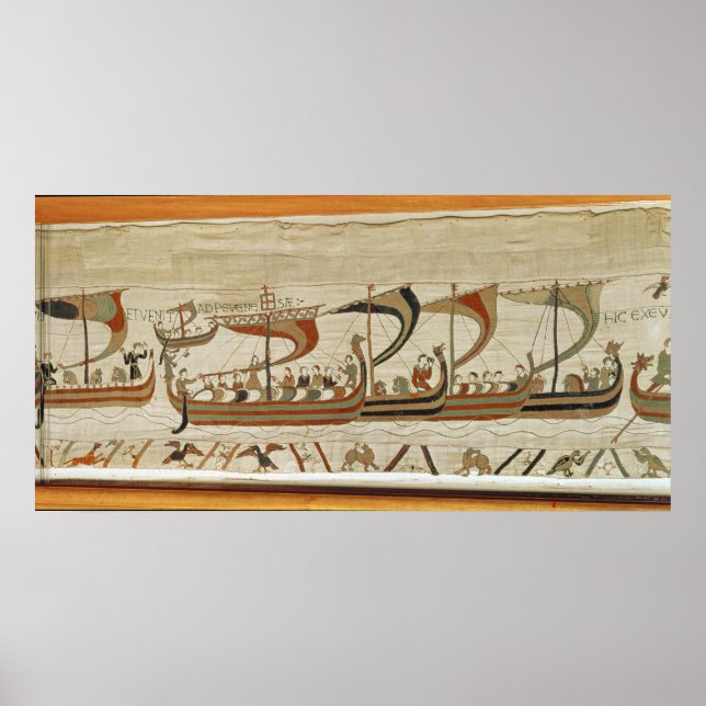 Póster Duke William y su flota cruzan el Canal (Frente)