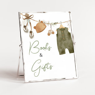 Póster Dulce Baby Boy Boho Clothes libros y regalos