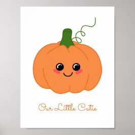 Póster Dulce Calabaza Cutie Bebé Nursera