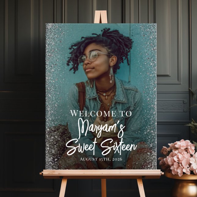 Póster Dulce cartel de bienvenida de dieciséis fiestas co (Subido por el creador)