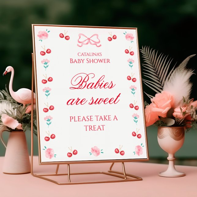 Póster Dulce cereza Poster Floral Roja (Subido por el creador)