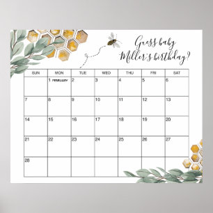 Póster Dulce como lo puede hacer Bee Eucalyptus Adivagar 