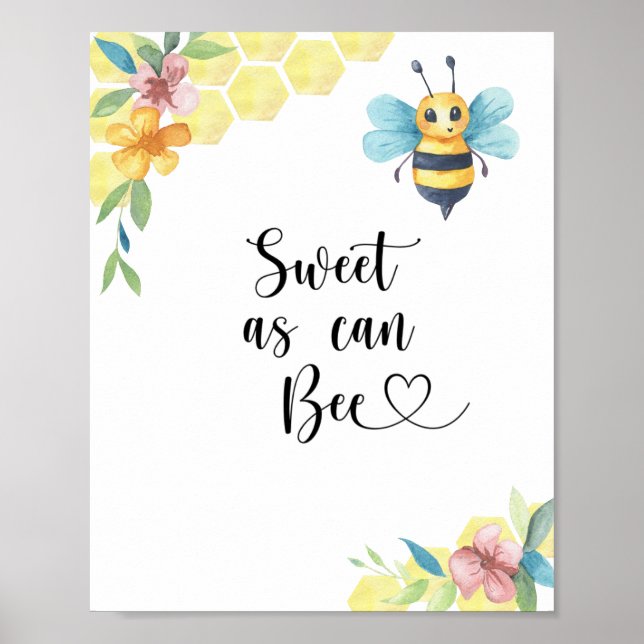 Póster Dulce Como Puede Ser. Bee Fiesta (Frente)