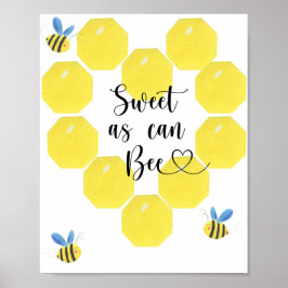 Póster Dulce Como Puede Ser. Bee Fiesta