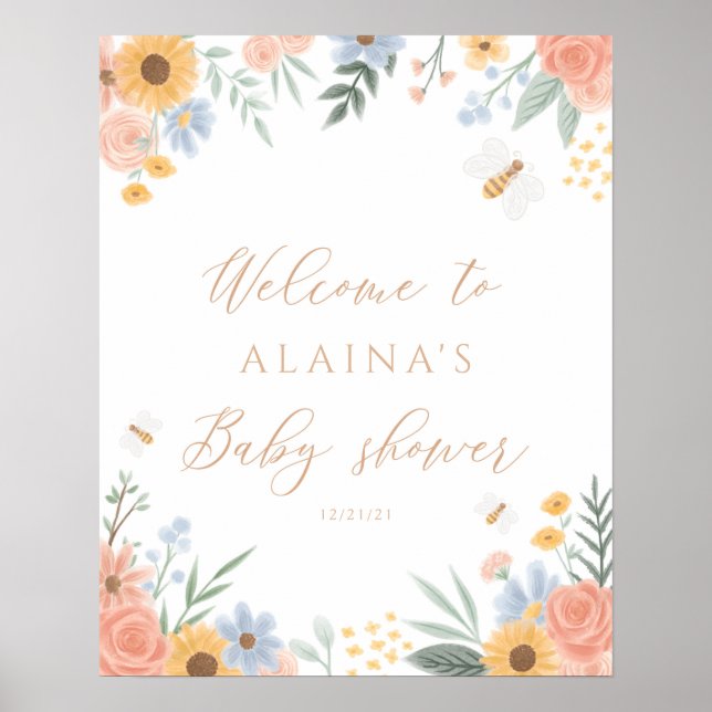 Póster Dulce como puede ser el signo de bienvenida de Bab (Frente)