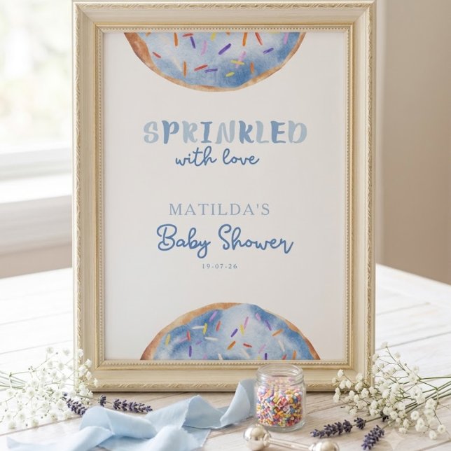 Póster Dulce de amor con sprinkles shower de bebé (Subido por el creador)