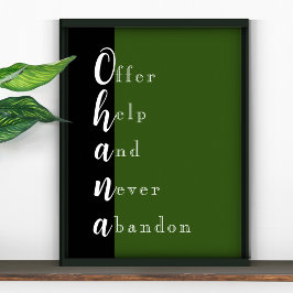 Póster Dulce de la familia Ohana