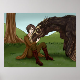 Póster Dulce dinosaurio