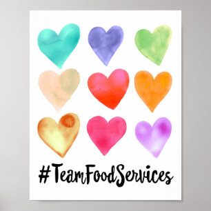 Póster Dulce Equipo Semana de Agradecimiento de Servicios