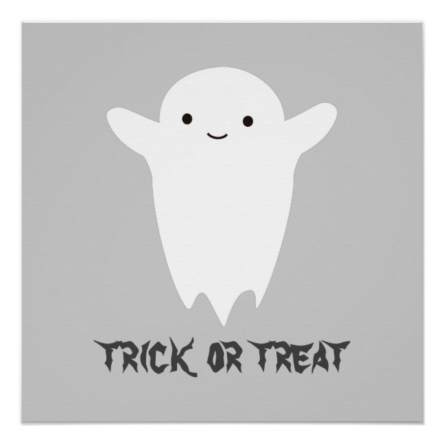 Póster Dulce Fantasma - Truco o Truco (Anverso)