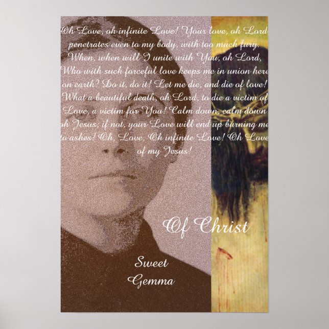 Póster Dulce Gema De Cristo (Frente)