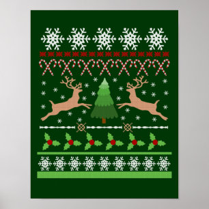 Póster Dulce Navidades feos