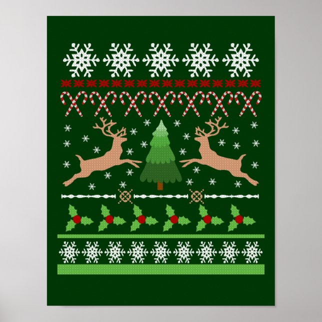 Póster Dulce Navidades feos (Frente)