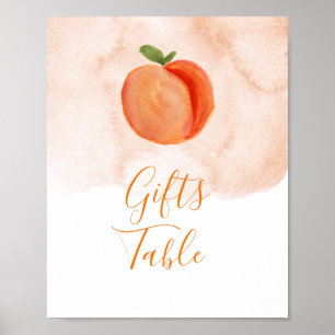 Póster Dulce Poster de mesa de regalos de verano de pasta