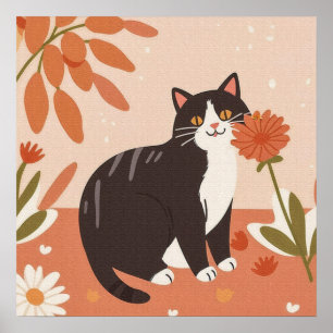 Póster Dulce sabor gitano con flores