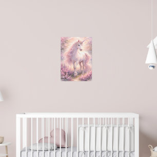Póster Dulce Unicornio Pastel Caprichoso