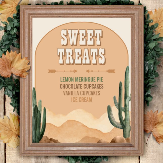 Póster Dulce y postre del desierto rústico del suroeste (Subido por el creador)