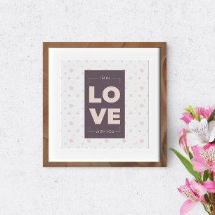 Póster Dulce y romántico