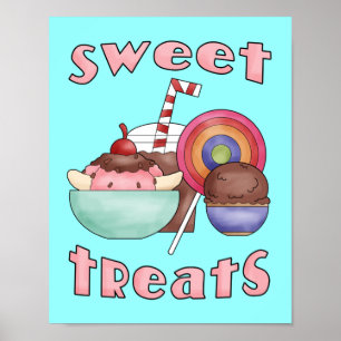Póster dulces