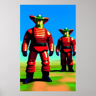 Póster Dulces Cowpokes