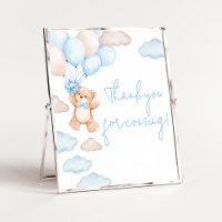 Dulces Globos Osito Azul Baby Shower Gracias por v