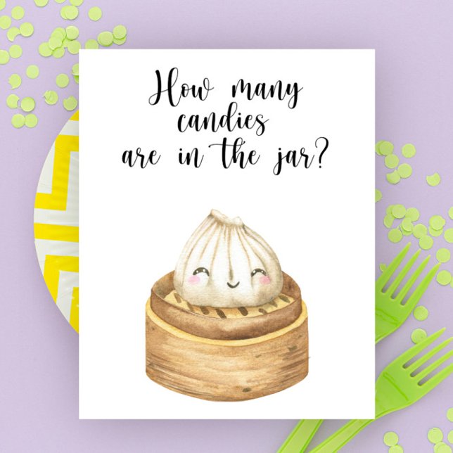Póster Dulces para baby shower de dumpling chino - cuánto (Subido por el creador)