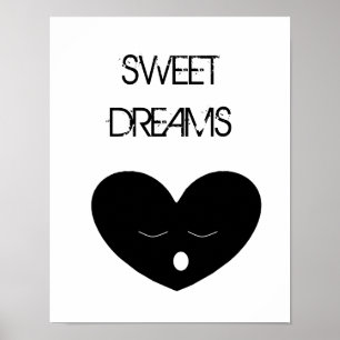 Póster Dulces Sueños Corazón Dormido