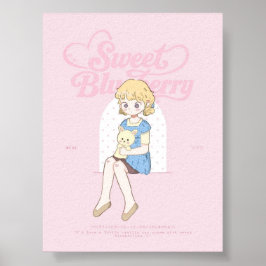 Póster Dulces Sueños de Arándanos ✩°。 ⋆。°✩