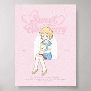 Póster Dulces Sueños de Arándanos ✩°。 ⋆。°✩