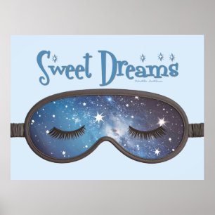 Póster Dulces sueños máscara facial