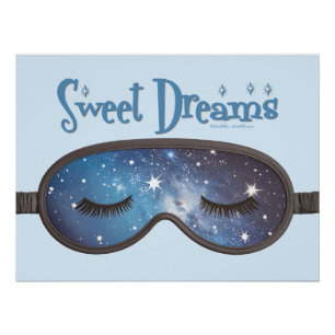 Póster Dulces sueños máscara facial