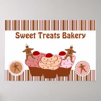 Póster Dulces Tratamientos Panadería