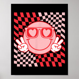 Póster Dulces Vibraciones De San Valentín Sonrisa Cara Dí