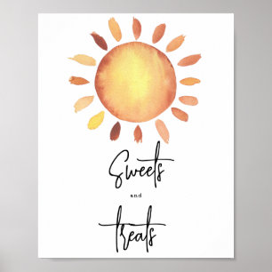 Póster Dulces y golosinas Sunshine